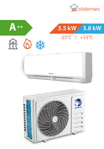 Gaiss- gaiss siltumsūknis Nordis Nova NOV12TC1 3.5 kW