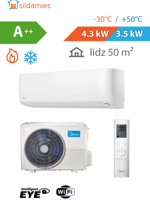 Gaiss- gaiss siltumsūknis Midea Oasis Plus 3,5 kW