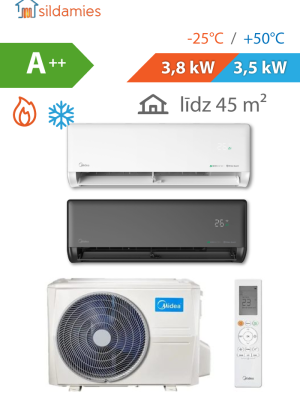 Gaiss- gaiss siltumsūknis Midea Solstice EZ 3,5 kW EZ-12RD6H-O / EZ-12RD6-I (EZB-12RD6-I)